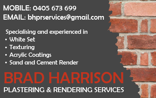 Brad Harrison Plastering and Rendering Services Pic 1