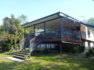 DEKHAR Pic 2 - Bunya deck and patio extension with outdoor kitchen