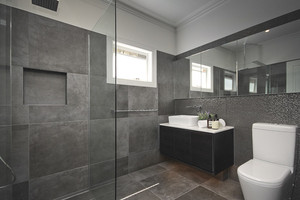 The Inside Project Pic 3 - This beautiful house in Moonee Ponds had a bathroom that just didnt do it justice It was transformed into a chic masculine feeling bathroom that wont date over time