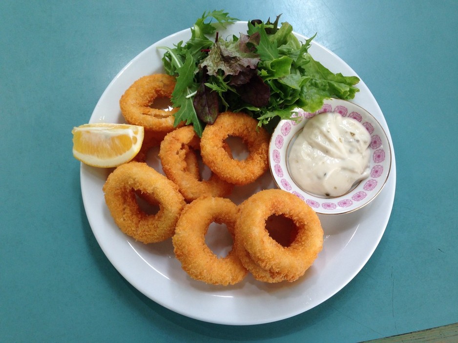 VIlla Rustica Cafe Pic 1 - Calamari freshly made