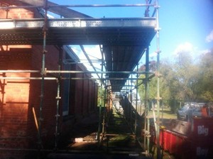 R & S Scaffolding & Brickwashing Pic 5 - 72 m in this build Old Railway storage shed