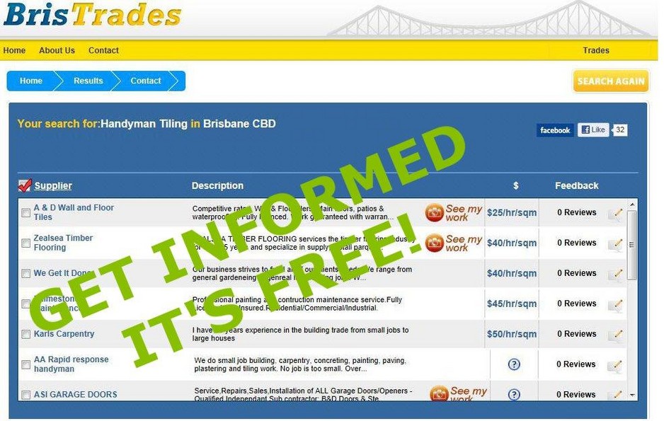 Bristrades Pic 1 - Get more information than using True Local