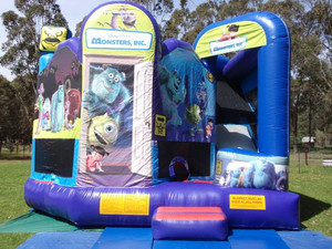 Jumping Castle World Pic 2 - Monsters Inc 5 in 1 Combo Jumping Castle