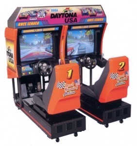 Amusements Party Hire Pic 5 - Driving games Daytona USA Sega Rally many more