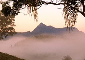 Hillcrest Mt Warning View Retreat Pic 2 - Mount Warning dawn seen from Hillcrest Retreat