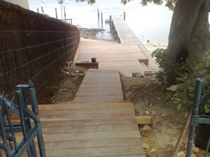 Seamus Leigh Carpentry Pic 2 - view from top of deck taren point