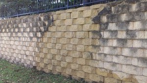 Albury Graffiti Removal Pic 5 - Retaining walls