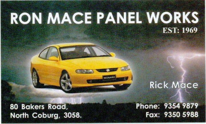 Ron Mace Panel Works (Vic) Pty Ltd Pic 1