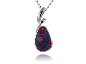 Masterpiece Jewellery Pic 5 - doublet opal silver pendant