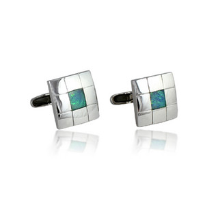 Masterpiece Jewellery Pic 4 - inlay opal cufflinks