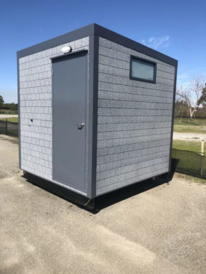 T D Modular Granny Flats Pic 4 - Toilet Shower Block