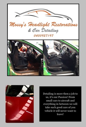 Mossy's Headlight Restorations and Car Detailing Pic 4