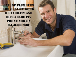 SP Plumbers Carindale Pic 3 - Need a Plumber you Can Trust SP Plumbers have been servicing SE Qld for over 20 Years