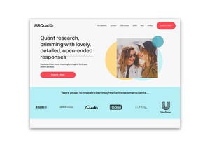 Spencehouse Web Studio Pic 5 - MRQual I helped MRQual attract new clients by refining its primary audience clarifying its offering and creating a focused User Experience