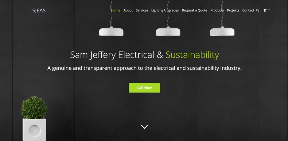 Sam Jeffery Electrical & Sustainability Pic 1 - Website online store at wwwsjeascomau