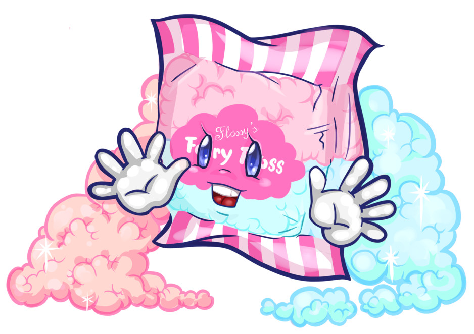 Flossy's Fairy Floss Pic 1 - Flossy 30g single serve