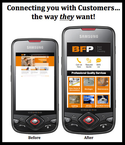 The Local Group Pic 1 - mobile website design