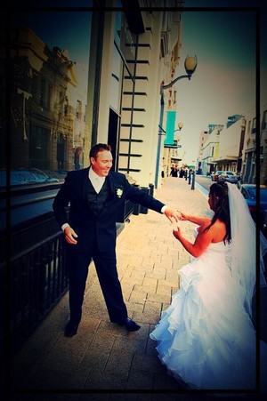 Weddings by Camille Pic 4 - Wedding dancing on King Street Perth WA