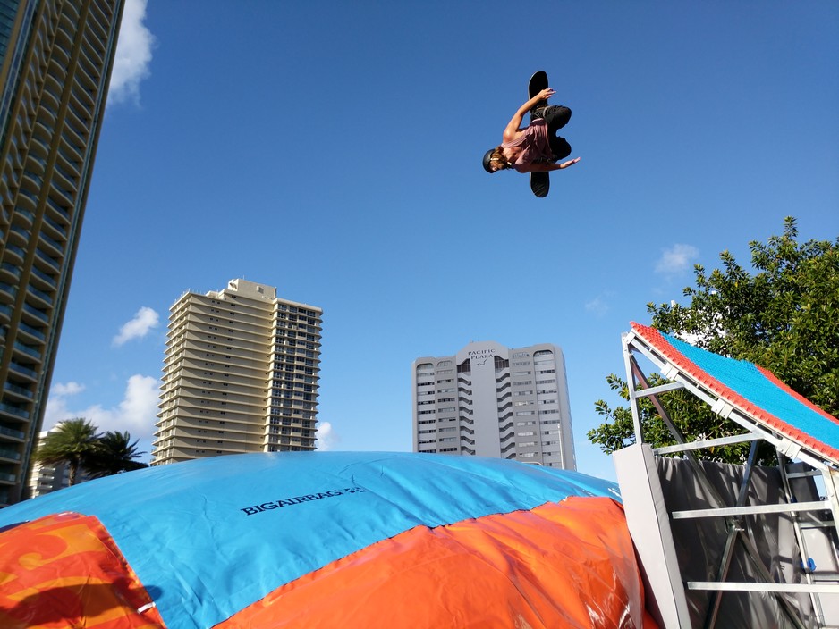 Gold Coast Snow Park Pic 1 - Ski and board on our Big Airbag