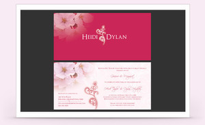 Highley Creative Wedding Invitations Pic 3 - Floral Collection