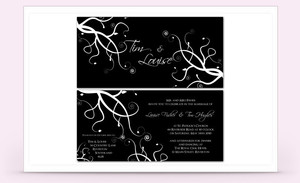 Highley Creative Wedding Invitations Pic 4 - Wild Vines Designer Range