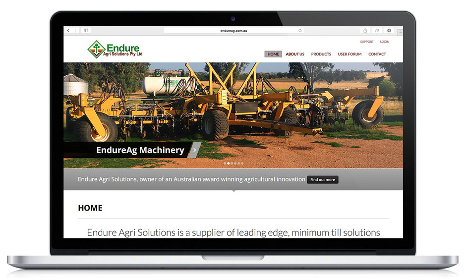 Webmatic Pic 1 - Industrial agribusiness website for httpendureagcomau