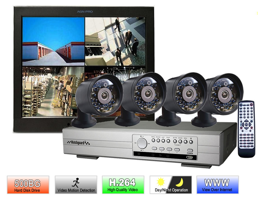 M W ELECTRONICS Pic 1 - 4 channel CCTV Alarm system