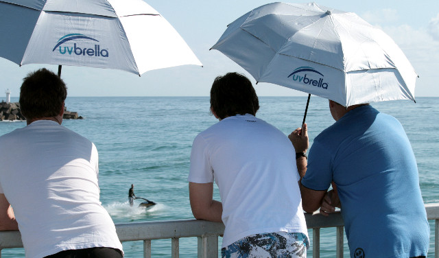 Uvbrella Pic 1 - UPF 50 sun protection umbrella blocks over 999 UV rays