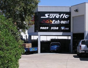 Sureflo Exhaust Pic 2 - The Sureflo workshop