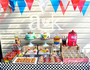 A&K Lolly Buffet Pic 5 - Cars themed lolly buffet for 4th Birthday Party