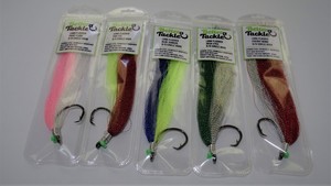 Better Tackle Pic 2 - Long tail flasher hooks or saltwater flys Perfect for those big reds and other reef species