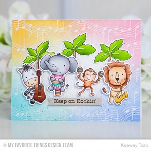 Create by Me Studio Pic 2 - Keep on Rockin Jungle Vibes Stamp Set