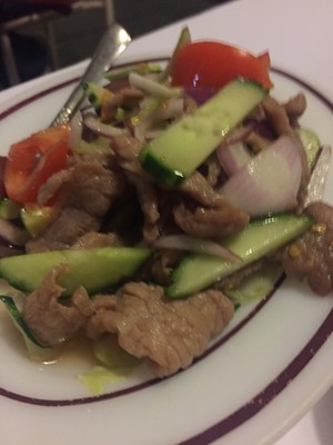 Rose Garden Thai Restaurant Pic 4 - Thai Beef Salad