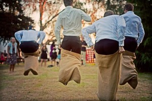 Budget Wedding Hire Pic 4 - Wedding Games Sack Race