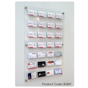 JY Display & Signs Pty Ltd Pic 3 - Wall Mounted MultiPocket Business Card Holders up to 100 Pockets