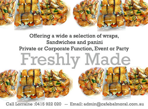 Cafe Balmoral Sandwich & Wrap Catering Pic 2 - Freshly Made