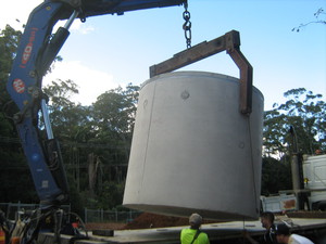 Jim Cornelius Plumbing Pic 4 - 10000 litre waste water holding tank