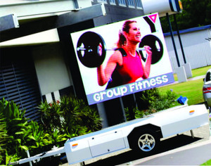 Mak Digital Screens Pic 2 - Promoting fitness center facility