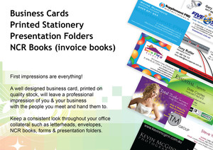 Ladybird Design Print & Marketing Pic 3 - We design Print Business Cards Printed Stationery Letterheads Envelopes Presentation Folders NCR Invoice Books