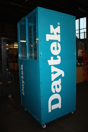 Avanti Signs Pic 5 - Commercial equipment cage with vinyl cut branding