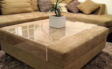 AAS All Acrylic Shapes Pic 1 - Custom made Arm Chair or Ottoman Covers