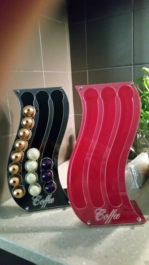 AAS All Acrylic Shapes Pic 4 - Coffee Pod Displays