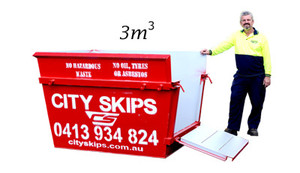 City Skips Pic 2 - 3m3 IDEAL SKIP FOR A GOOD GENERAL CLEAN UP