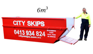 City Skips Pic 4 - 6m3 THE BEST SKIP FOR A EXTRA LARGE CLEAN UP OR RENOVATION