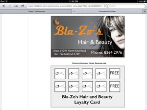 Bla-Zo's Hair Pic 2 - Ask for you loyalty card