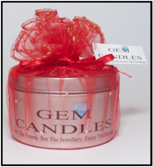 Made In Australia Pic 5 - Gem Candle a candle with a piece of jewellery in it Made in Australia