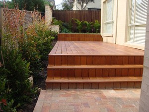 Into landscapes Pic 4 - Large format decking