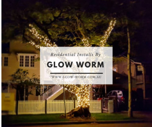 Glow Worm Lighting Pic 2 - Commercial LED Fairy Lights arent just for commercial customers Weve had many residential clients wanting to create a statement piece at their homes