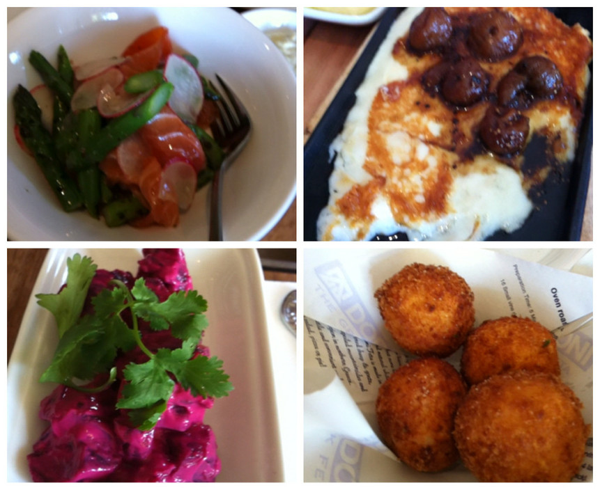 Hellenic Republic Pic 1 - Saganaki beetroot dip arancini plus more