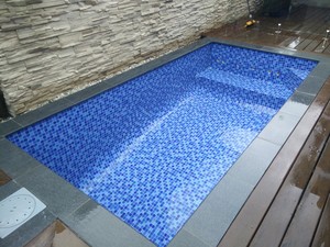 Aurora Pool Tiling Pic 4 - Coping and Glass Mosaic Tiling by Aurora Pool Tiling